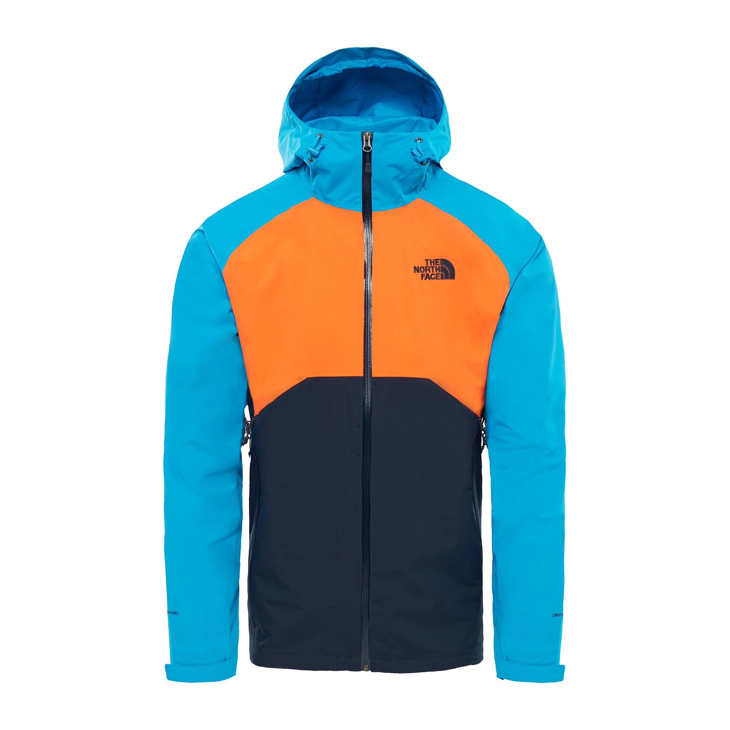 north face stratos orange