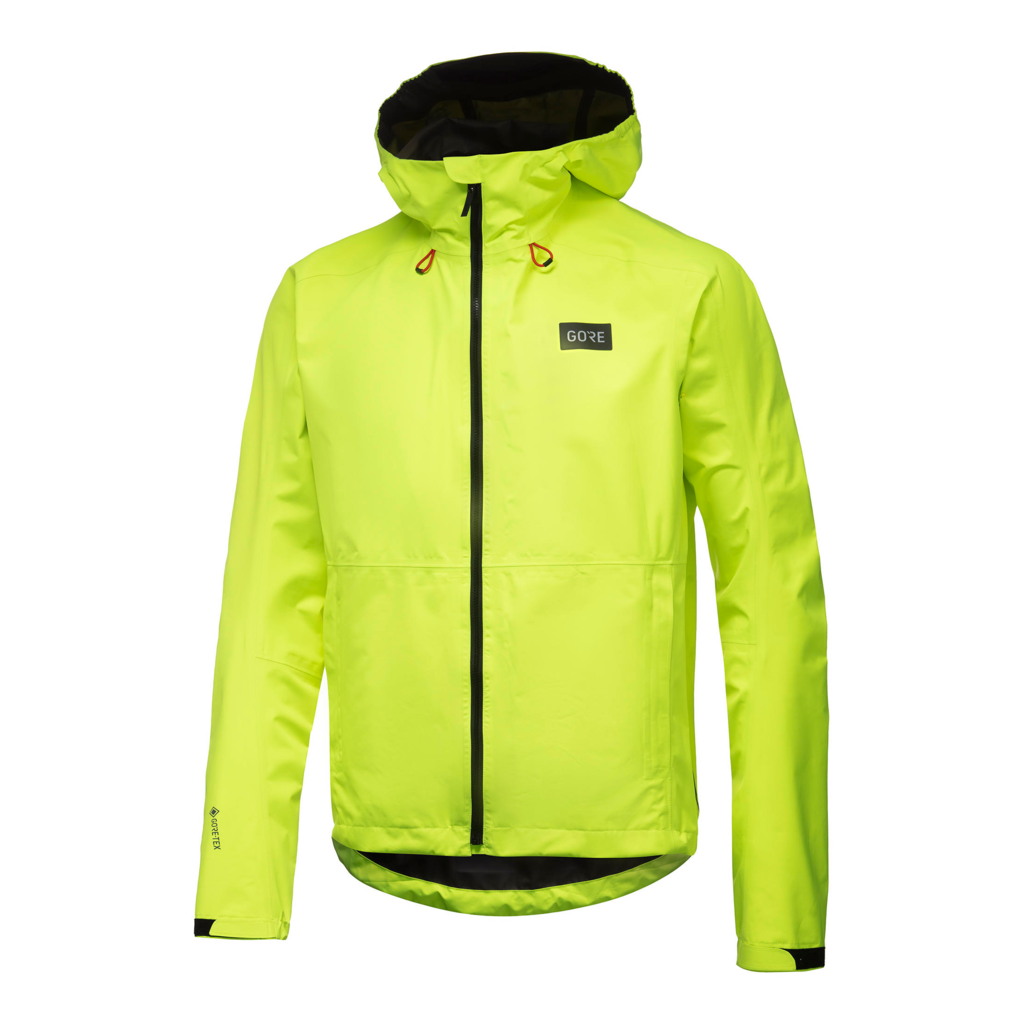 Gore wear endure jacket mens neon yellow jaune fluo : veste modèle