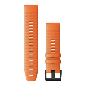 Garmin Ember Orange Silicone - Quick Fit - 22Mm - Fenix 5/5 Plus /Fenix 6 Naranja