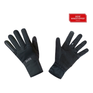 Gore Wear Windstopper Thermo Gloves Nero