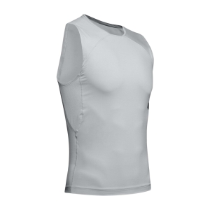 Under Armour Rush Compression Sleeveless Mannen Wit