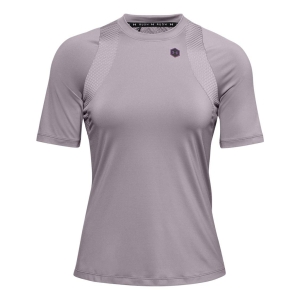 Under Armour Rush Short Sleeves Vrouw Paars