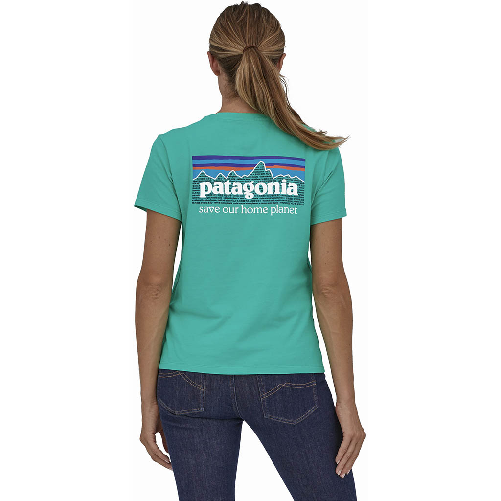Patagonia P-6 Mission Organic T-Shirt Fresh Teal