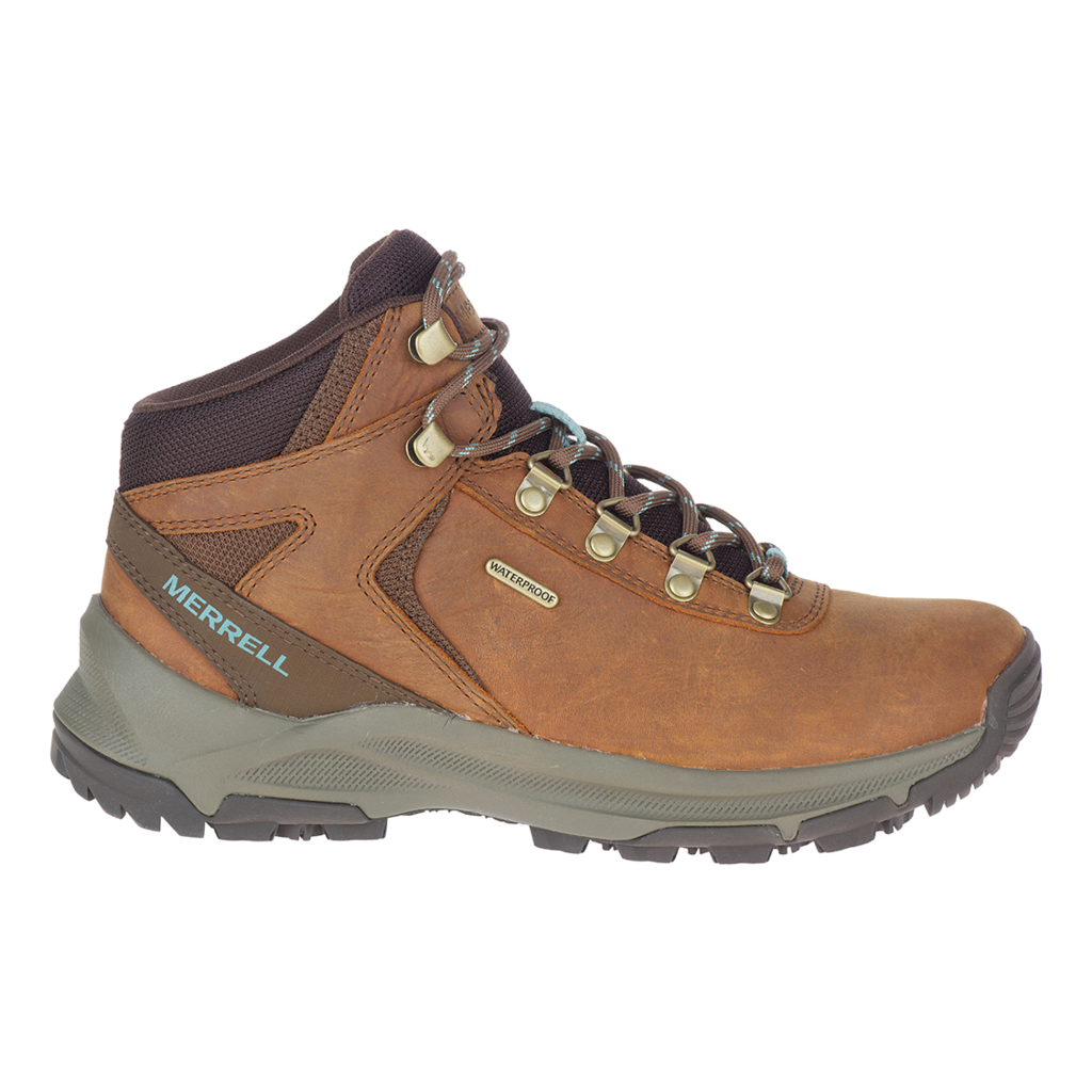 Merrell Erie Mid Leather Waterproof Femme Brun clair