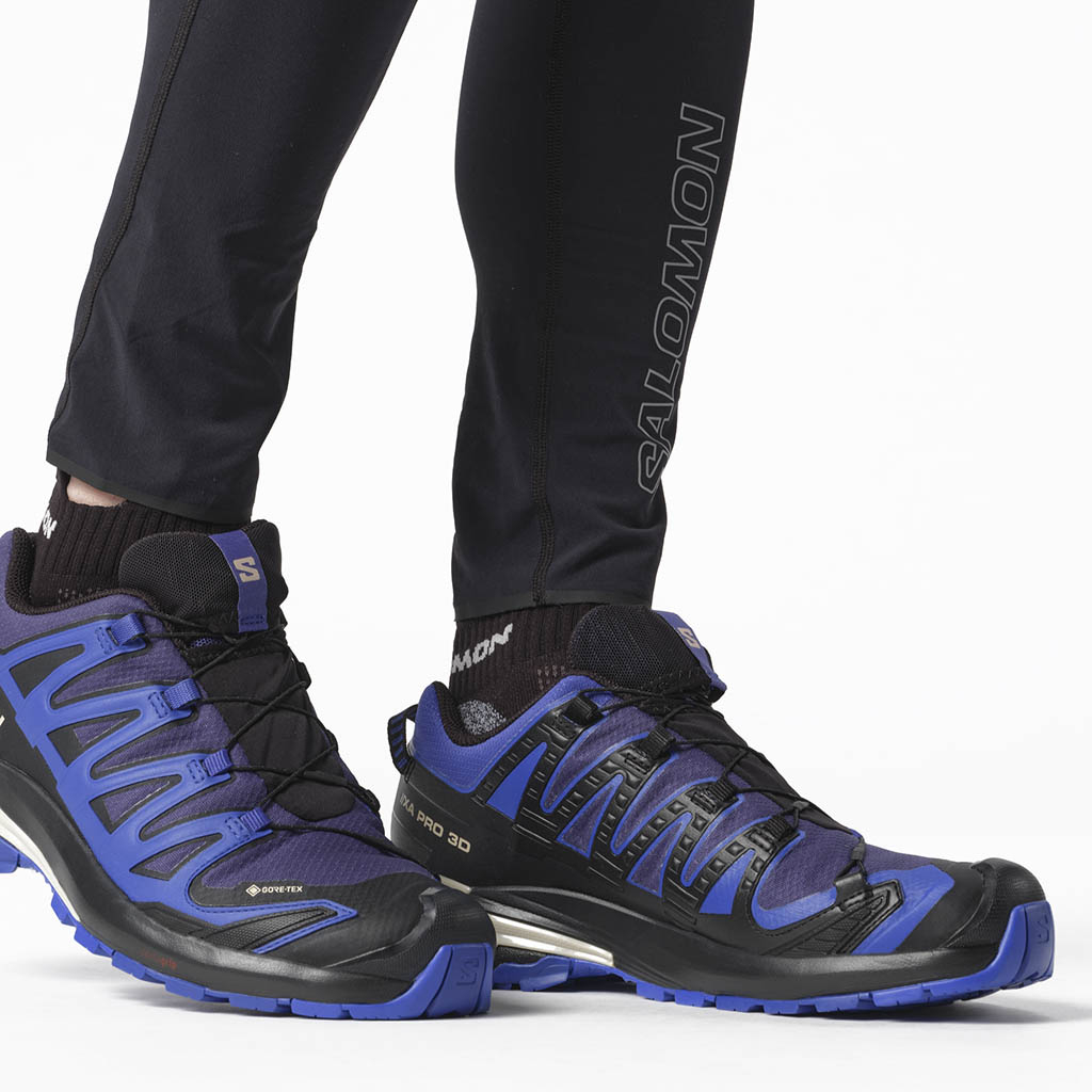 Salomon XA Pro 3D V9 GTX Hombre, Estampado azul / Navegar por la