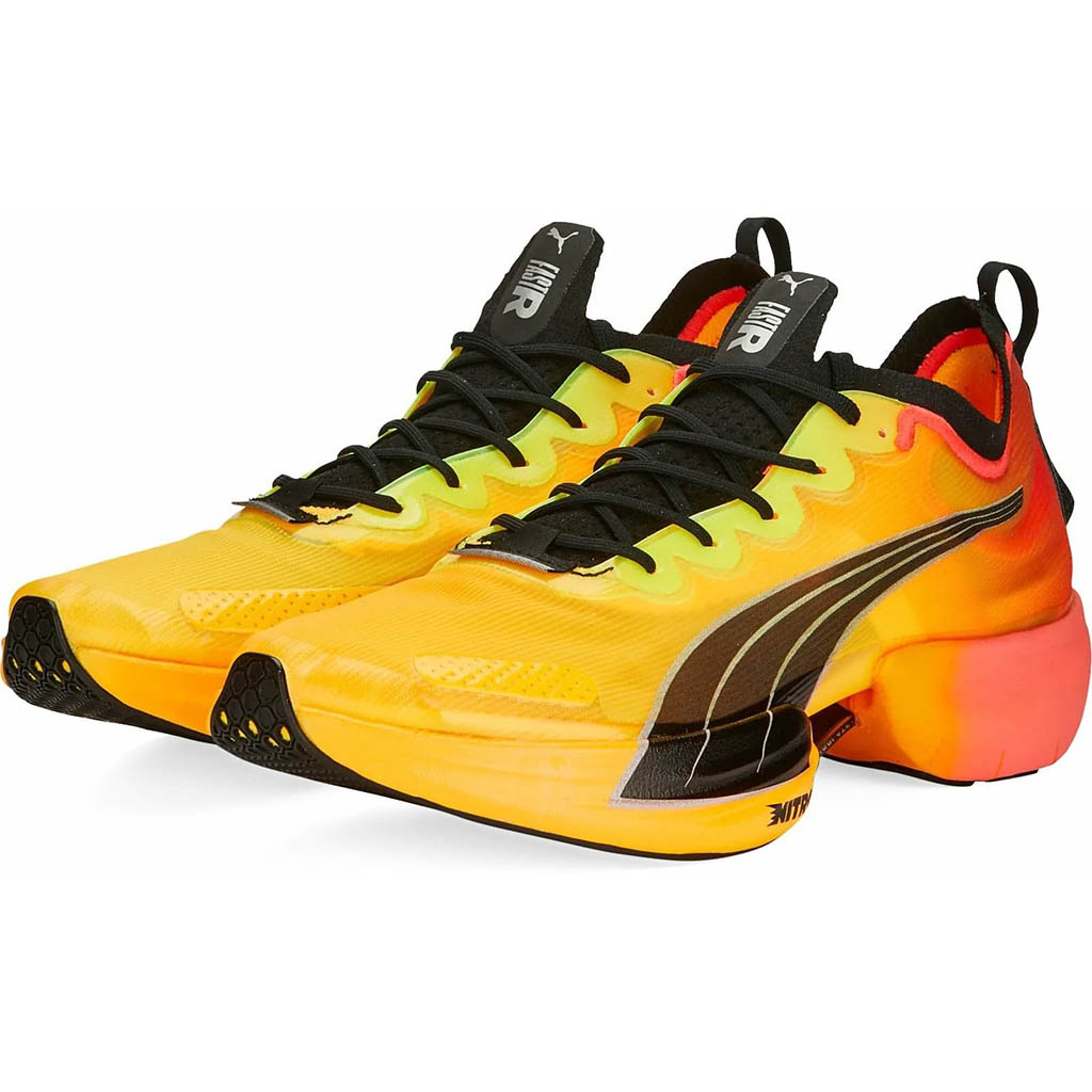 Puma Fast-R Nitro fluorescent yellow: women's running shoes
