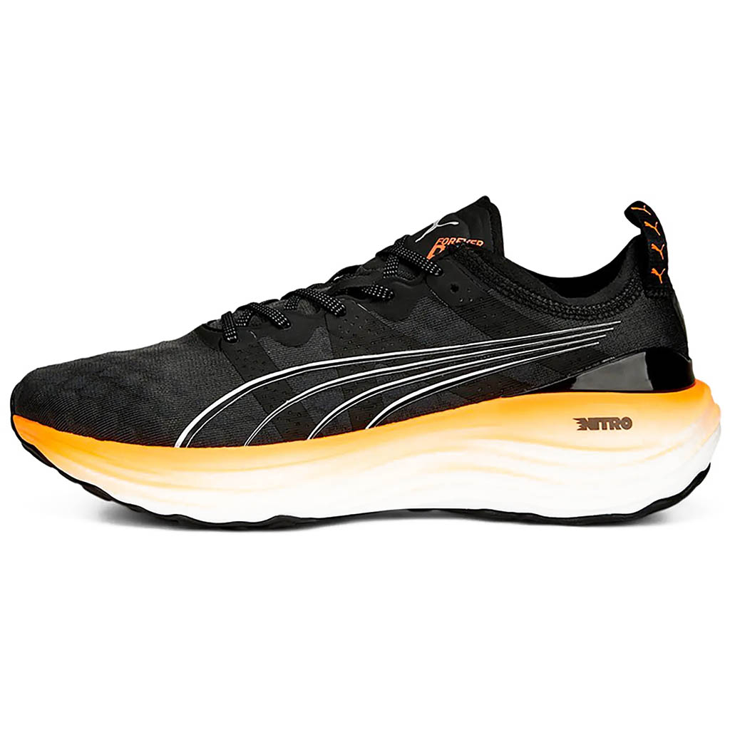 Puma ForeverRun Nitro Puma Black-Ultra Orange | Lepape